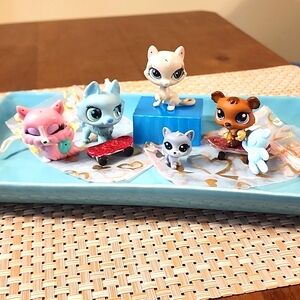 Littlest Pet Shop set, 8 pieces